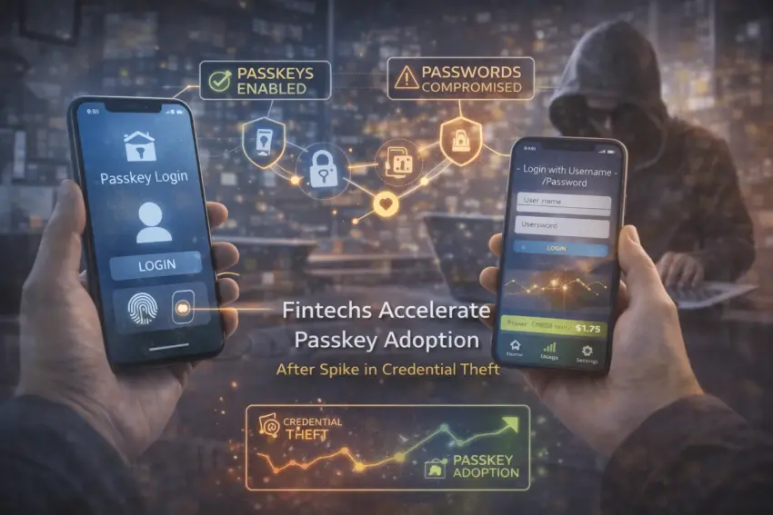 Fintechs Accelerate Passkey Adoption After Spike in Credential Theft