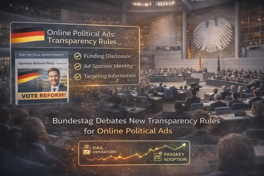 Bundestag Debates New Transparency Rules for Online Political Ads